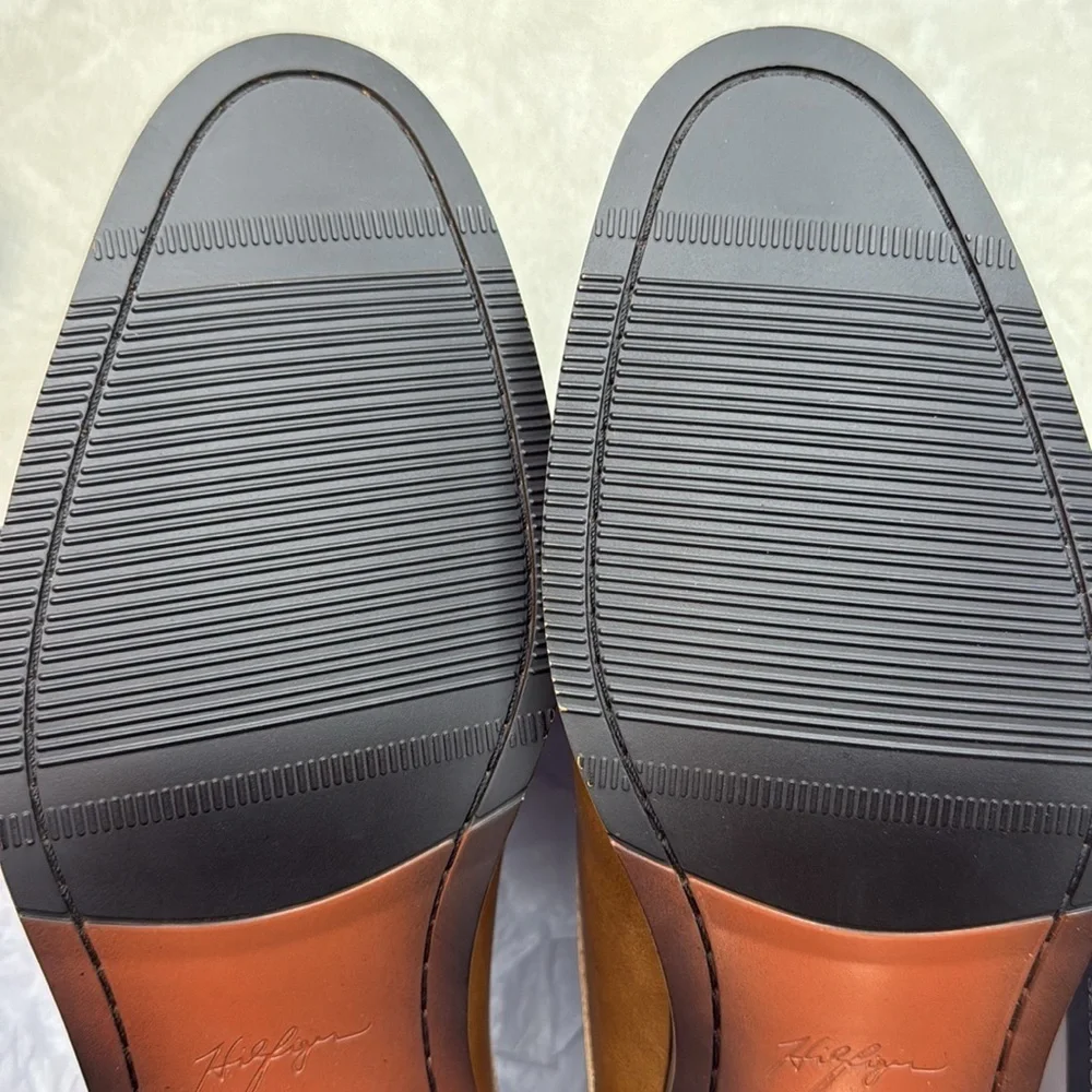 Tommy Hilfiger Men’s Benty Oxford Shoes - Size 10- Light Natural
